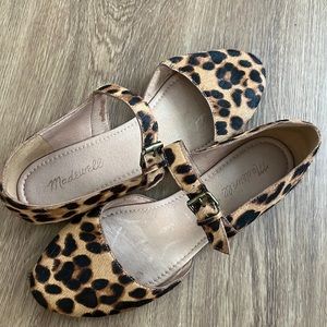 Leopard pony hair Mary-Jane